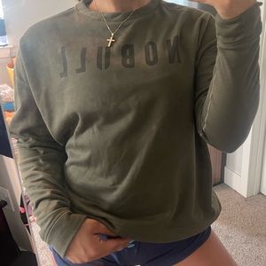 Army green NOBULL crewneck